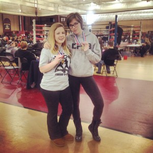 Gold Medals: Elle Bisbee and Mara Cash