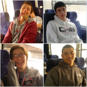 Walnut Hills Eagles: Sjors Verhaak, John French, Mara Cash and Kevin Blount