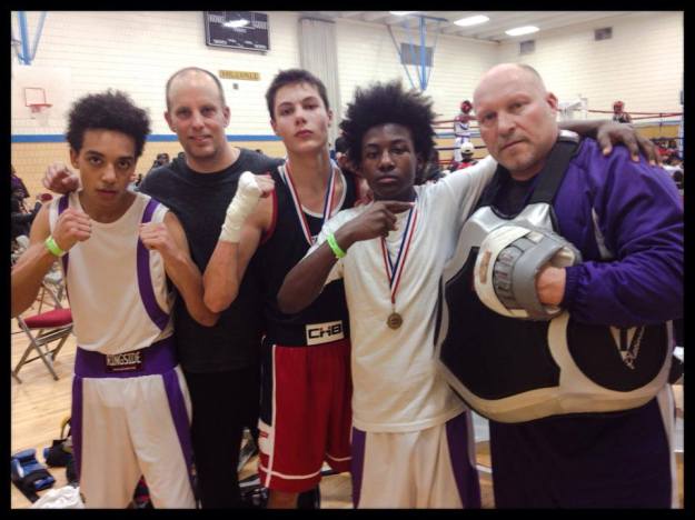 Javier, Coach Jeff, Sjors, Darius & Coach Tim